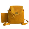 Secondhand Chanel Triple coco Yellow Leather Bag
