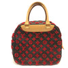 Secondhand Louis Vuitton Deauville Red Canvas Bag