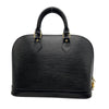 Secondhand Louis Vuitton Alma Black Leather Bag