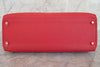 Secondhand Hermes Kelly Handbag Red Clemence with Gold Hardware