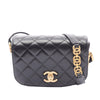 Chanel Mini Quilted Shiny Calfskin Messenger Bag Secondhand