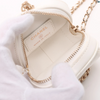 Chanel CC in Love Heart Chain Necklace Zip Coin Purse Quilted Lambskin