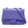 Chanel Mini Square Quilted Caviar CC Incognito Single Flap Secondhand