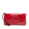 Gucci Patent Soho Wristlet Pouch Secondhand