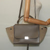 Secondhand Céline Trapèze Brown Leather Bag