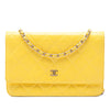 Secondhand Chanel CC Quilted Lambskin Wallet on Chain