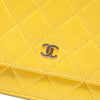 Secondhand Chanel CC Quilted Lambskin Wallet on Chain