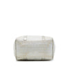 Fendi Small Zucchino Metallic Canvas Forever Bauletto Boston Bag Secondhand