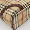 Secondhand Burberry Nova Check Beige Canvas Bag