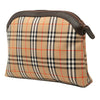 Burberry Haymarket Check Canvas Clutch Secondhand