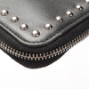 Studded Leather Zip Around Wallet - '10s Second-hand