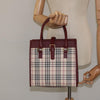 Secondhand Burberry Nova Check Beige Canvas Bag