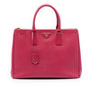 Prada Large Saffiano Lux Galleria Double Zip Satchel Secondhand