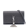 Secondhand Saint Laurent Metallic Mesh Monogram Tassel Kate Wallet on Chain