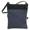 Secondhand Bulgari Logo Mania Blue Canvas Bag