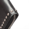 Studded Leather Zip Around Wallet - '10s Second-hand