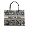 Dior Medium Canvas Embroidered Reverse Dioriviera Toile De Jouy Book Tote Secondhand