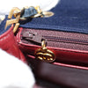 Secondhand Chanel Flap bag Navy Cotton