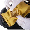 Secondhand Prada Spring/Summer 2001 Black and Yellow Leather Shoulder Bag - '00s
