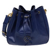Secondhand Céline Seau Blue Leather Bag