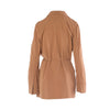 Gucci by Tom Ford Camel Two-Piece Pant & Wrap Blouse Ensemble - '90s