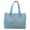 Secondhand Chanel Travel line Blue Nylon Bag