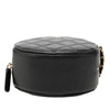 Chanel CC Quilted Caviar Round Clutch With Chain Secondhand