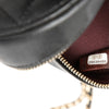 Chanel CC Quilted Caviar Round Clutch With Chain Secondhand
