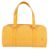 Secondhand Louis Vuitton Soufflot Yellow Leather Bag