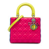 Dior Medium Tricolor Lambskin Cannage Lady Dior Secondhand