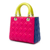 Dior Medium Tricolor Lambskin Cannage Lady Dior Secondhand