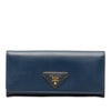 Saffiano Leather Continental Wallet - '10s Second-hand