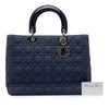 Dior Large Denim Cannage Lady Dior Secondhand