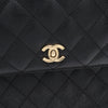 Chanel CC Quilted Caviar Kelly Top Handle Bag Secondhand