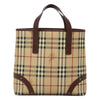 Secondhand Burberry Nova Check Beige Canvas Bag