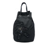 Prada Beaded Tessuto Evening Bear Drawstring Bucket Bag Secondhand