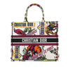 Dior Large Embroidered Canvas Indian Animals Book Tote Secondhand