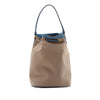 Prada Canvas Canapa Logo Bow Drawstring Bucket Secondhand