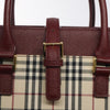 Secondhand Burberry Nova Check Beige Canvas Bag