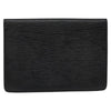 Secondhand Louis Vuitton Montaigne Black Leather Bag