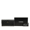 Chanel CC Quilted Caviar Flap Long Wallet Secondhand