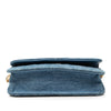 Chanel Mini Quilted Denim Pearl Crush Clutch with Chain Secondhand