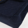 Secondhand Chanel Flap bag Navy Cotton