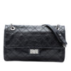 Chanel Embossed CC Quilted Aged Calfskin Reissue 2.55 Single Flap 227 Secondhand