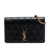Secondhand Saint Laurent Diamond Quilted Lambskin Angie Chain Bag