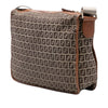 Fendi Zucchino Canvas F Charm Crossbody Secondhand