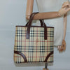 Secondhand Burberry Nova Check Beige Canvas Bag
