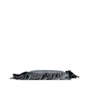 Saint Laurent Croc Embossed Calfskin Monogram Fringe Clutch Secondhand