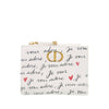 Dior Leather Je Vous Adore Heart Caro Dahlia Wallet Secondhand