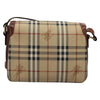 Secondhand Burberry Nova Check Beige Canvas Bag